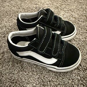 VANS Toddler old school low top Velcro